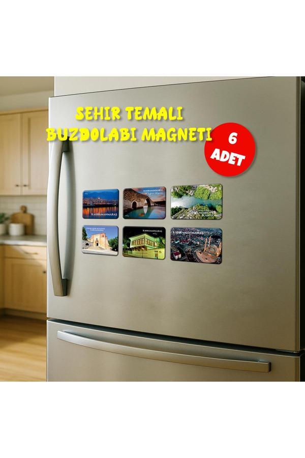 Photo Garage Buzdolabı Magneti - Kahramanmaraş- Ahşap Magnet Akdeniz Bölgesi - Image 1