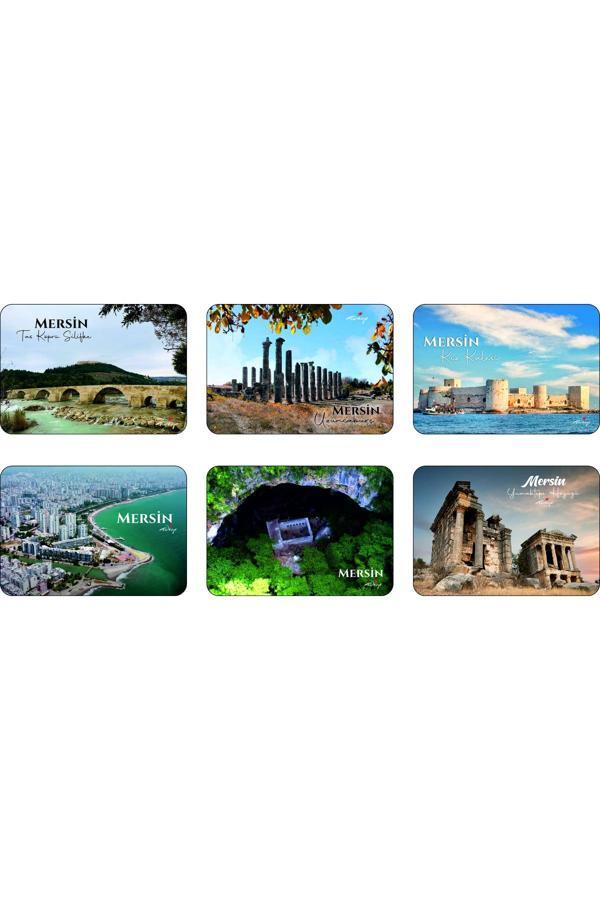 Photo Garage Buzdolabı Magneti - Mersin- Ahşap Magnet Akdeniz Bölgesi - Image 1