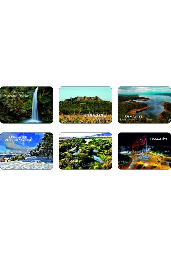 Photo Garage Buzdolabı Magneti - Osmaniye- Ahşap Magnet Akdeniz Bölgesi - Image 1
