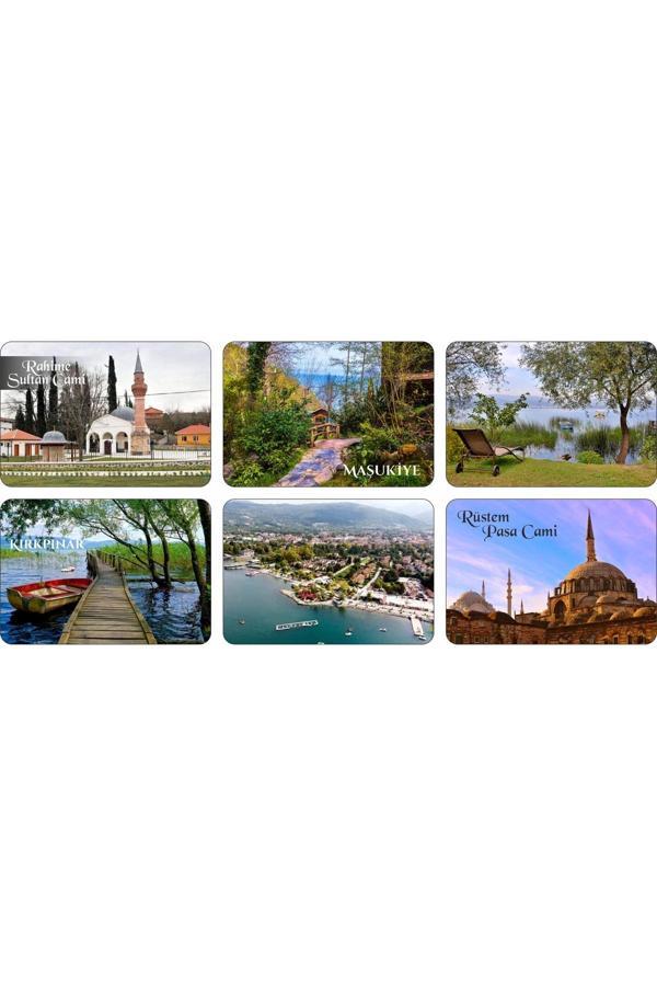 Photo Garage Buzdolabı Magneti - Sapanca - Ahşap Magnet Marmara Bölgesi - Image 1