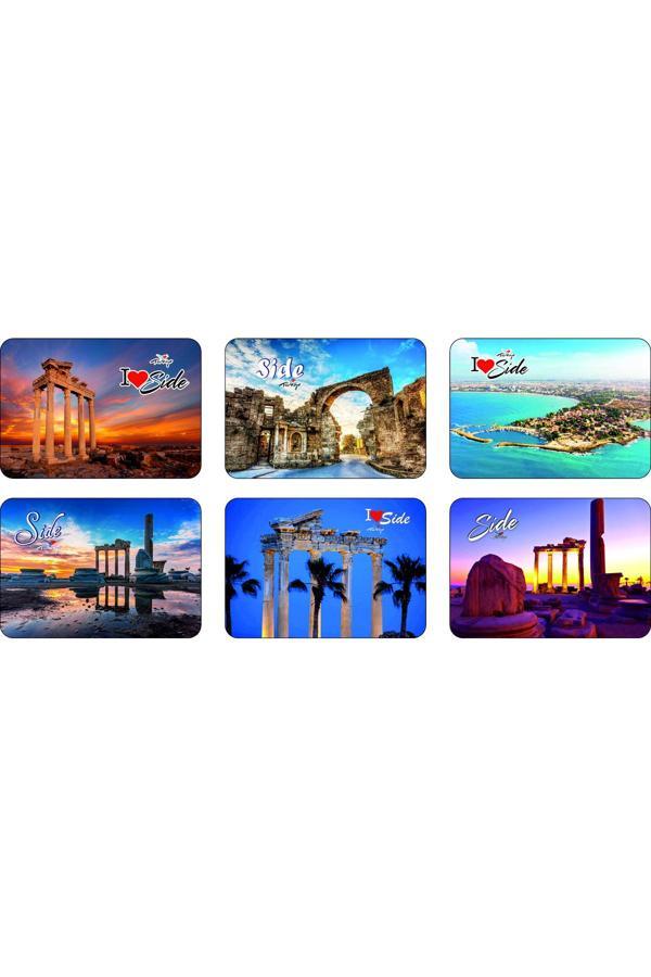 Photo Garage Buzdolabı Magneti - Side - Ahşap Magnet Akdeniz Bölgesi - Image 1