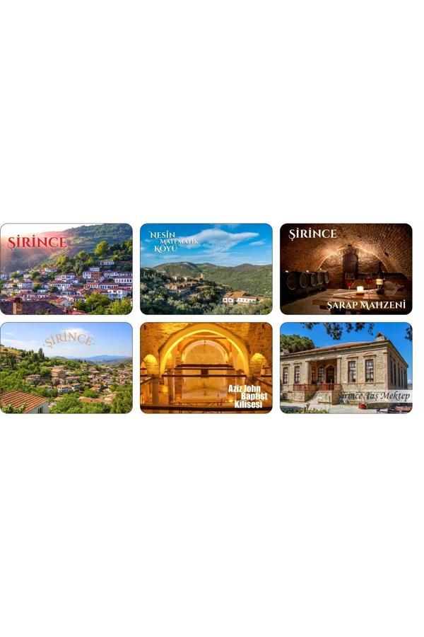 Photo Garage Buzdolabı Magneti - Şirince - Ahşap Magnet Ege Bölgesi - Image 1