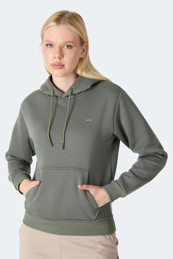 Slazenger MISTY  I Kadın  Haki Sweatshirt - Image 1