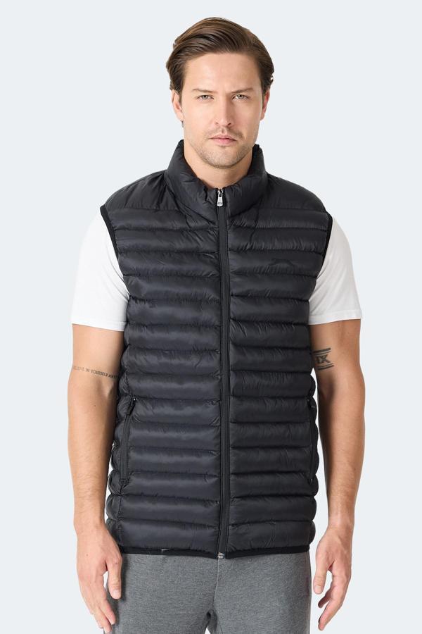 Slazenger HELIX Erkek Fermuar Cepli Siyah Mont & Kaban - Image 1