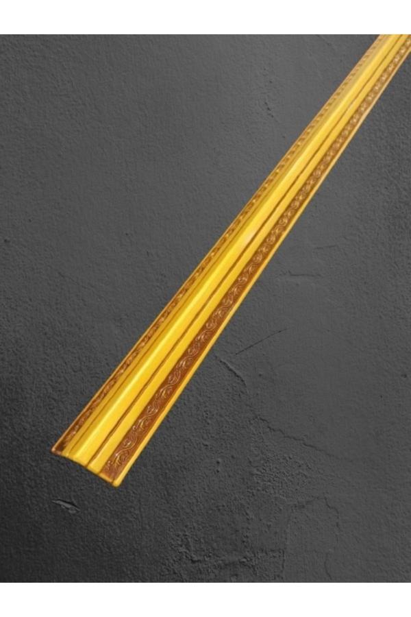 Miva Konsept Dekoratif Poliüretan Duvar- Tavan  Köşe Profili Çıtası K.Eskitme (En:4X4 Cm-Boy:100 Cm)- Duvar Süsü - Image 1