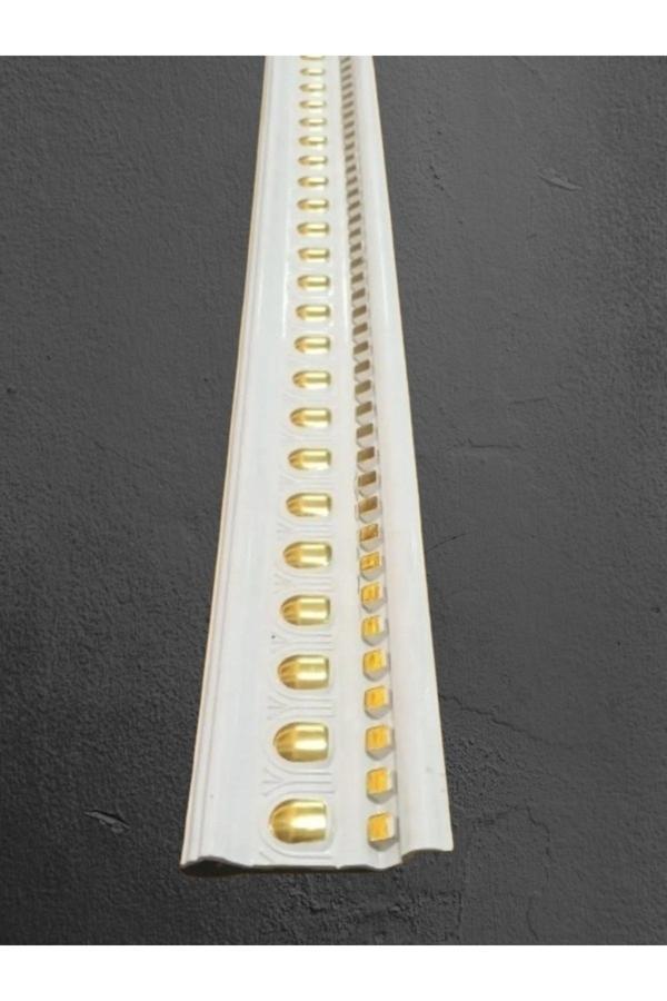 Miva Konsept Dekoratif Poliüretan Saray Tavan Kartonpiyer (En 13 Cm -Boy:100 Cm)-Duvar Süsü - Image 1