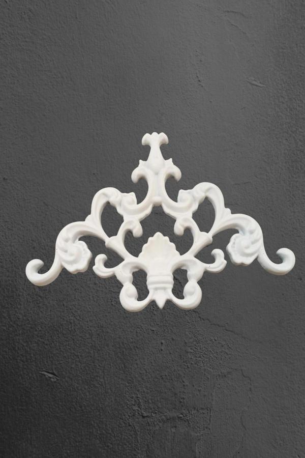 Miva Konsept Dekoratif Poliüretan Tavan-Duvar-Kapı-Mobilya Köşe Motifi (27X18 Cm) - Image 1