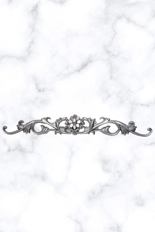 Miva Konsept Dekoratif Poliüretan Tavan-Duvar-Mobilya -Dekor-Kapı Papatya Motif (10 Cm X 65 Cm) - Image 1