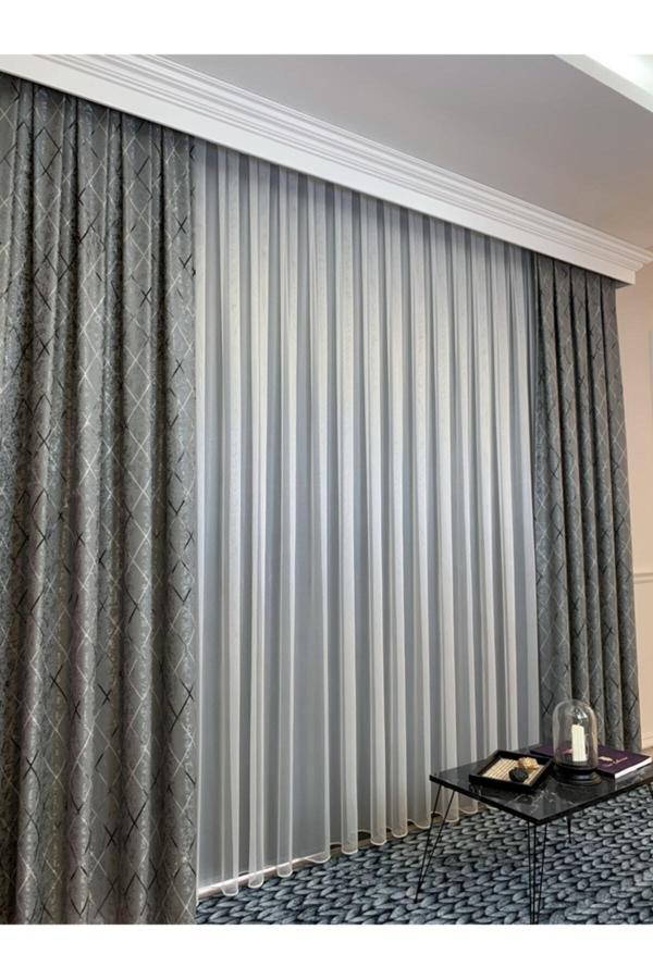 Brillant Liva Loren Model 1/2,50 Pile Fon Perde - Image 1