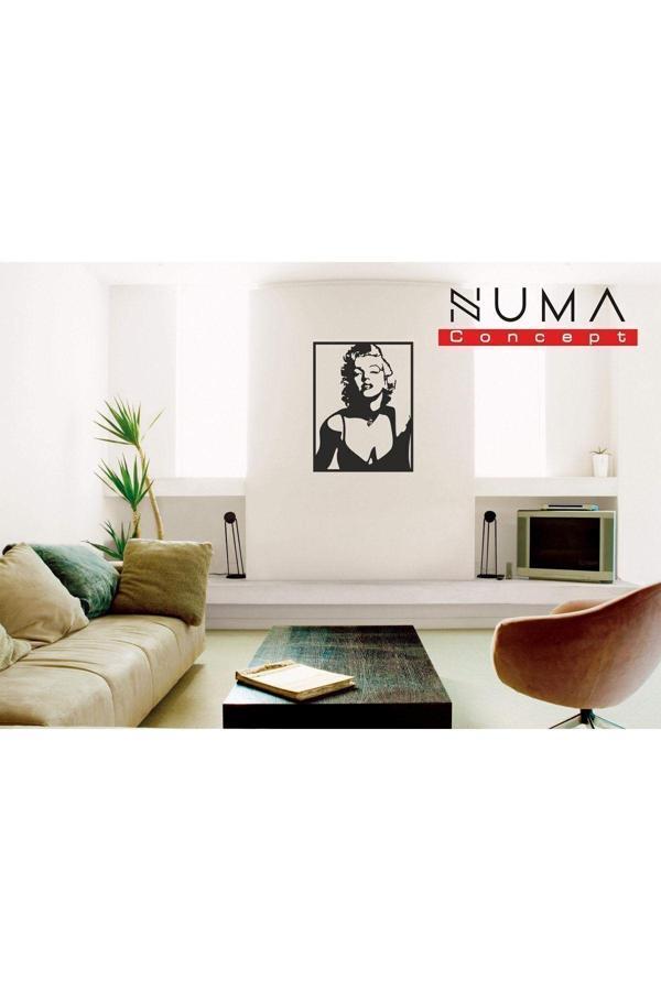Numa Concept Marilyn Monroe Mdf Duvar Dekorasyon Lazer Kesim 39X27 Cm - Image 1