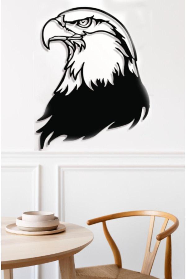 Numa Concept Kartal Şahin Doğan Mdf Duvar Dekorasyon Lazer Kesim 30X25 Cm - Image 1