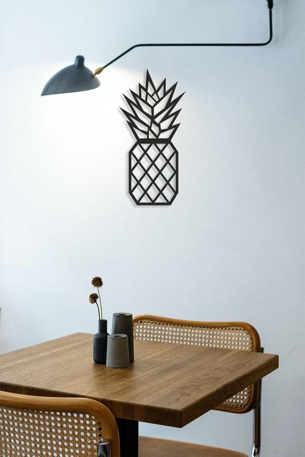 Numa Concept Ananas Duvar Dekorasyon Lazer Kesim 50X23 Cm - Image 1