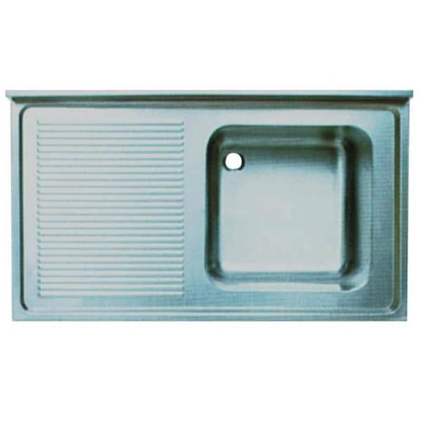 Öztiryakiler Tablalı Evye Tek Göz Sol Damlalıklı, 100x70 Cm - Image 1