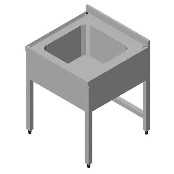 Öztiryakiler Evyeli Tezgah 1g 3 Perdeli 50x70 Cm - Image 1