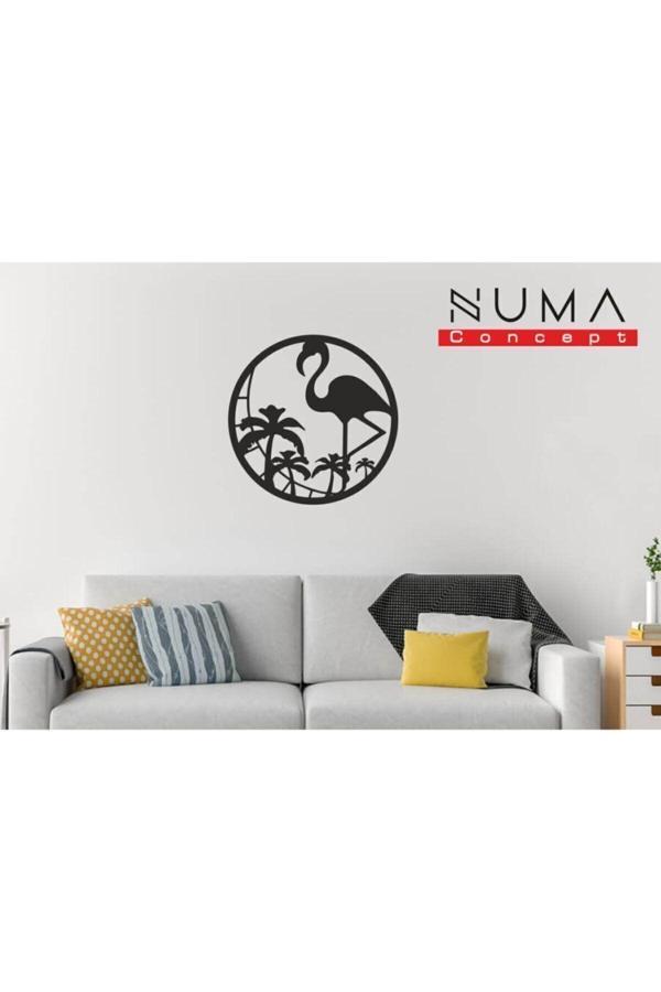 Numa Concept Flamingo Mdf Duvar Dekorasyon Lazer Kesim 32X32 Cm - Image 1