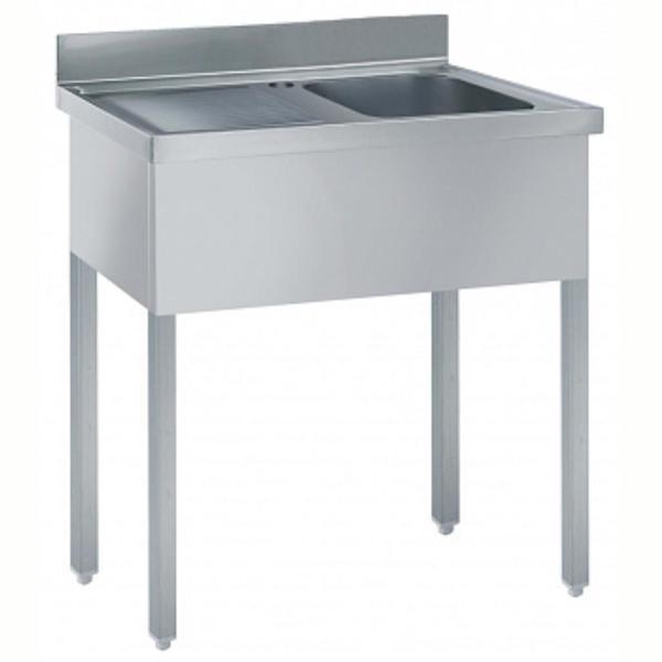 Electrolux Professional Tek Evyeli Tezgah (400x500 Mm), Damlalık Solda - 1000 Mm SL10SN - Image 1