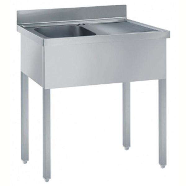 Electrolux Professional Tek Evyeli Tezgah (400x500 Mm), Damlalık Sağda - 1000 Mm SL10DN - Image 1