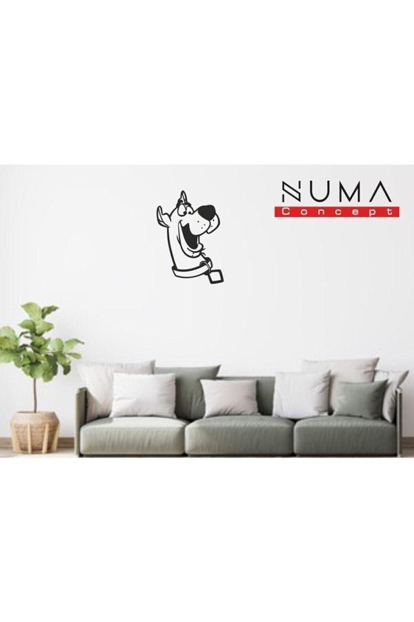 Numa Concept Scooby Dooby Doo Köpek Mdf Duvar Dekorasyon Lazer Kesim 33X21 Cm - Image 1