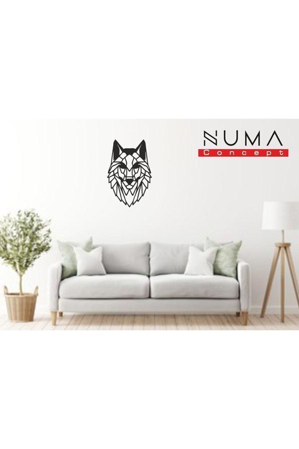 Numa Concept Kurt Kafası Mdf Duvar Dekorasyon Lazer Kesim 36X23 Cm - Image 1