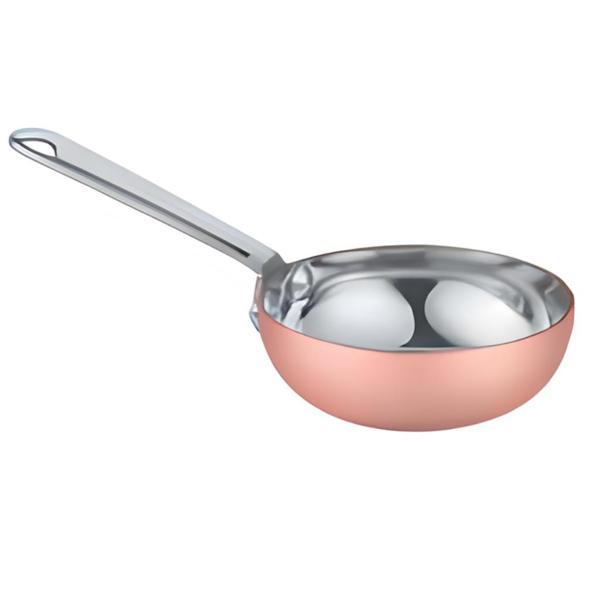 Öztiryakiler Gurmeaid Mini Sos Tenceresi,Dış Bakır,İç Paslanmaz Çelik,7,5x2,5 Cm - Image 1