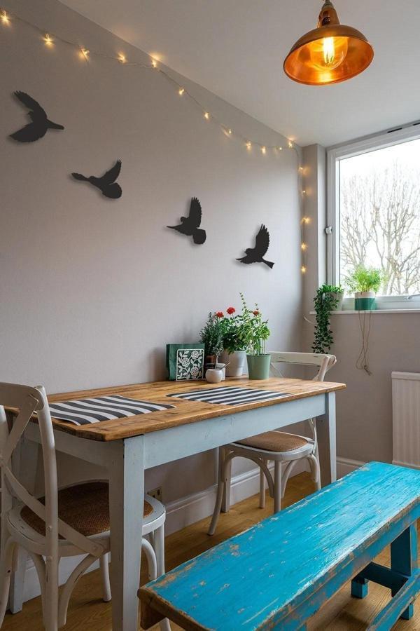 Numa Concept Dekoratif 4'Lü Kuş Duvar Süsü Duvar Dekoru - Image 1