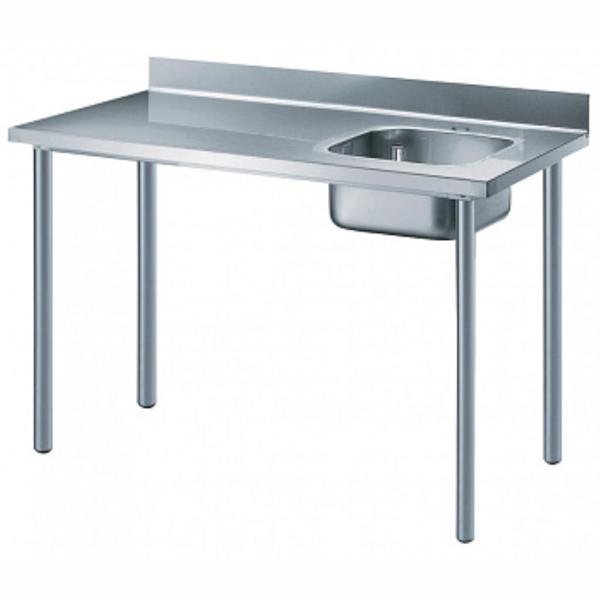 Electrolux Professional Özel Şef Çalışma Tezgahı, Sırtlı, 1 Evye (sağda) - 1400 Mm TL1410DXEN - Image 1