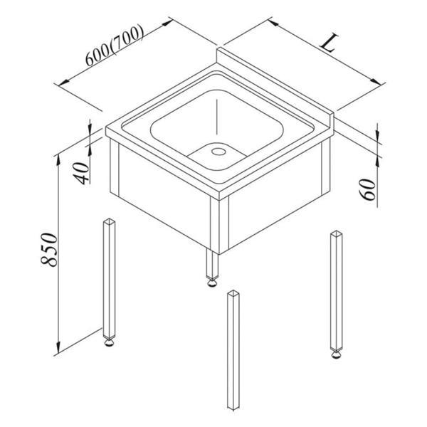 Öztiryakiler Evyeli Tezgahı 1g 3 Perdeli Demonte 50x70 Cm - Image 1