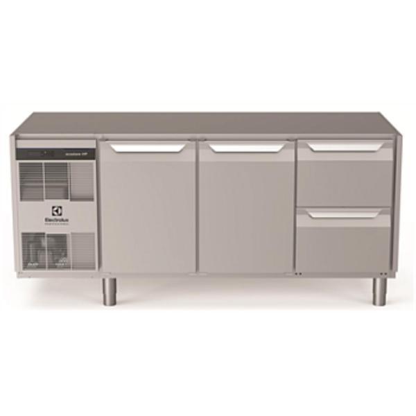 Electrolux Professional Tezgah Tipi Derin Dondurucu, -22°/-15°c, Dijital, Tropikal - 440 Lt, 4 Kapılı, 1/2 Çekmeceli, Aısı 304, R290 EH3KBBAA - Image 1