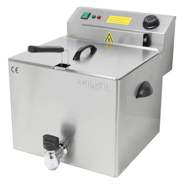 Öztiryakiler Set Üstü Elektrikli Fritöz, Tek Sepetli, 35x42x37 Cm, Of 10s - Image 1