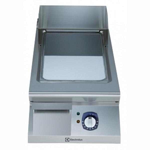 Electrolux Professional Elektrikli Set Üstü Izgara, Düz Krom Pleytli, Eğimli Tablalı, Termostatik Kontrol, Demonte Sırtlık Ve Spatula - 400 Mm E9FTEDCS00 - Image 1