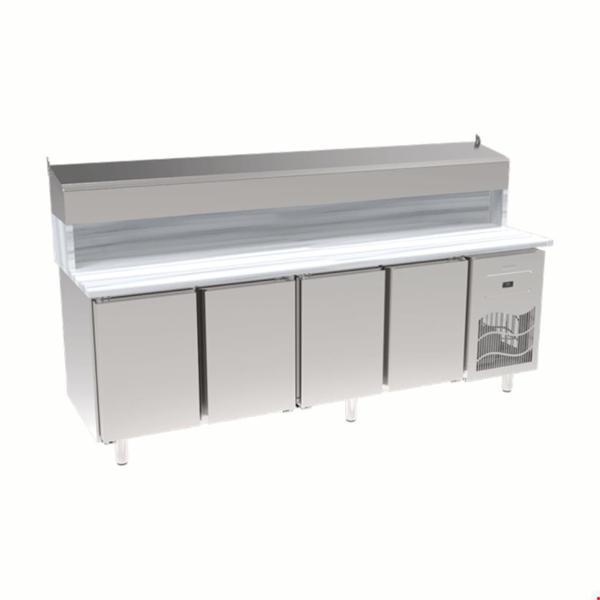 İnoksan Sgm240rs - Mermer Tablalı 4 Kapılı Pizza Hazırlık Ünitesi - Image 1
