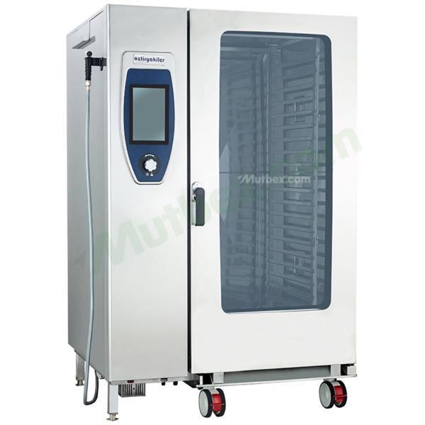 Öztiryakiler Okfe 202 C Elektrikli Kombi Fırın, 20 X Gn 2/1, Kit Arabalı - Image 1