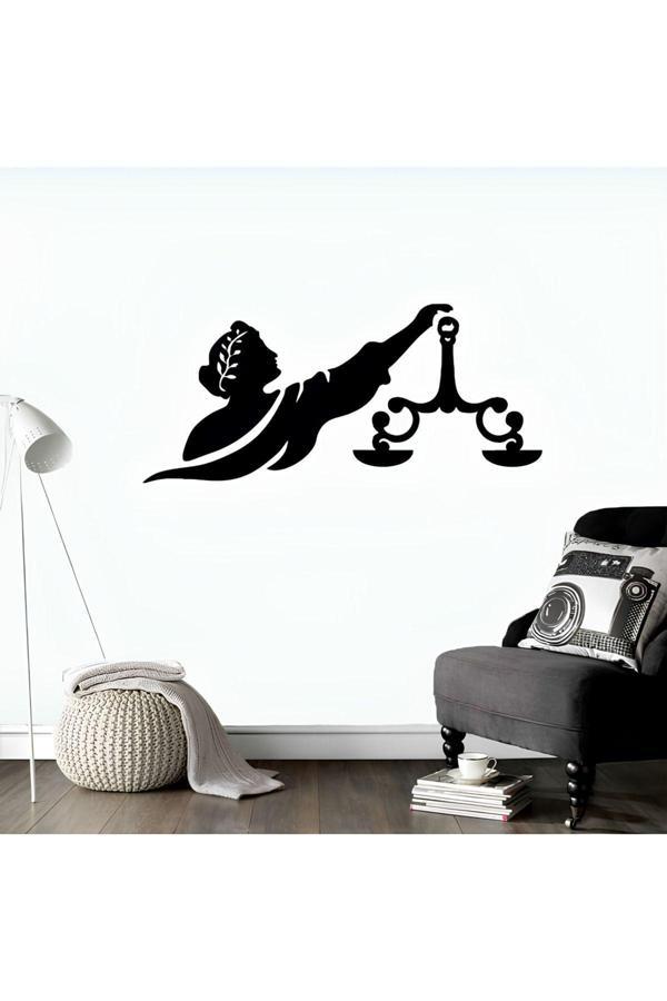 Numa Concept Themis Adalet Hukuk Avukat 3 Ayrı Parça Mdf Lazer Kesim Duvar Dekoru 65X30 Cm - Image 1