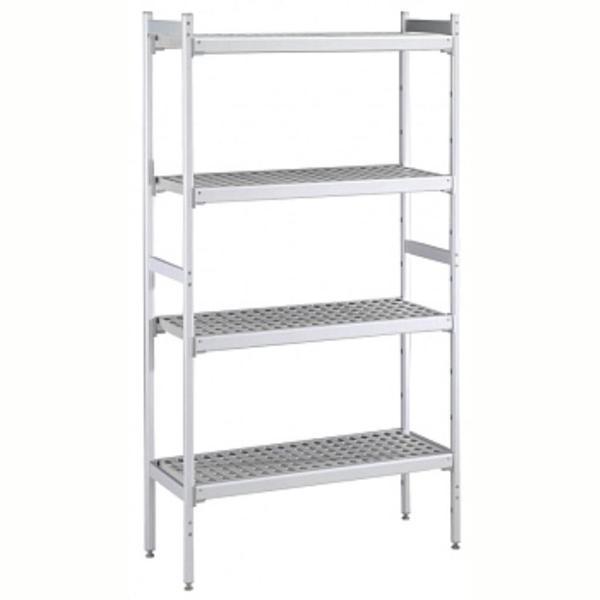 Electrolux Professional Soğuk Oda (163x123) ) İçin Etejer Seti, Soğuk Odanın Tüm Duvarlarını Kaplar, 4 Raflı, D=373mm, H=1550mm CRS1612 - Image 1