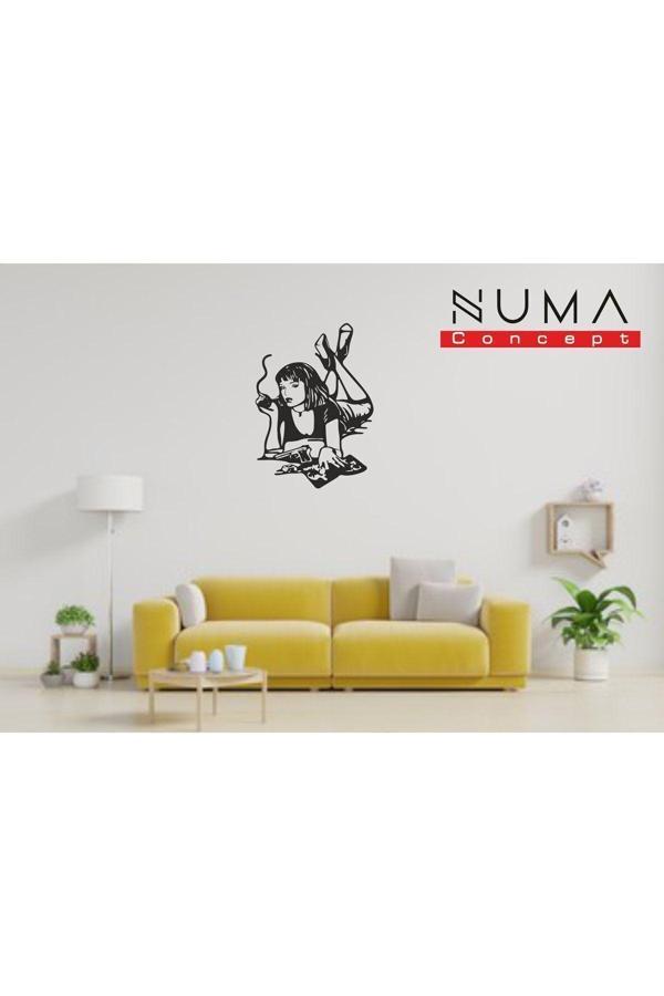 Numa Concept Pulp Fiction V.2 Mia Mdf Duvar Dekorasyon Lazer Kesim 44X36 Cm - Image 1