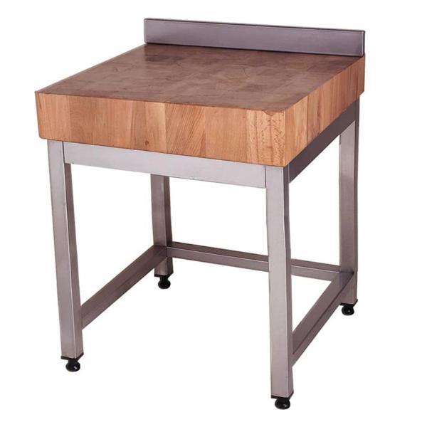 Öztiryakiler Et Kütüğü Ahşap Tablalı, 60x70 Cm - Image 1