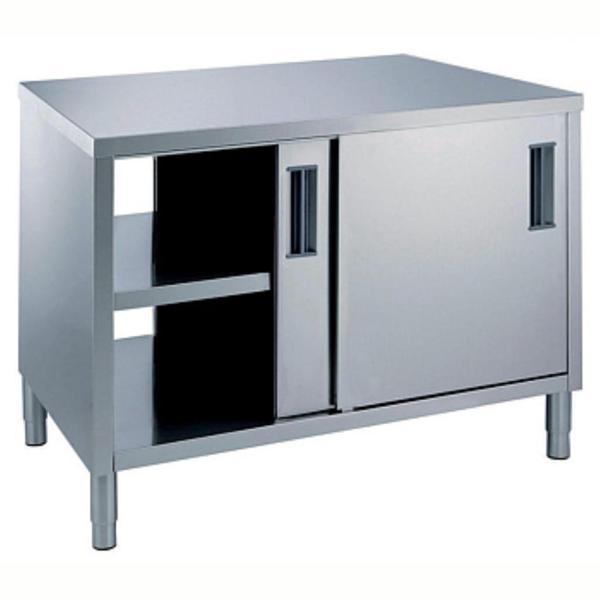 Electrolux Professional Pass-through Dolaplı Çalışma Tezgahı, 1 Raflı Ve 4 Kayar Kapılı, 1000mm MTND1000PN - Image 1