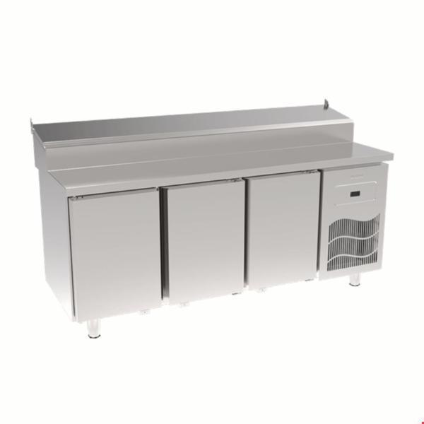 İnoksan Sgt190 - Paslanmaz Tablalı 3 Kapaklı Pizza Hazırlık Buzdolabı - Image 1