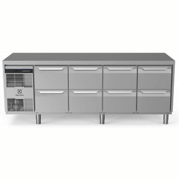 Electrolux Professional Endüstriyel Soğutmalı Tezgah, "heavy Duty", Aısı304, -2°/+10°c, Dijital, Tropikal - 590 Lt, 8x½ Çekmeceli EH4HBBBBB - Image 1