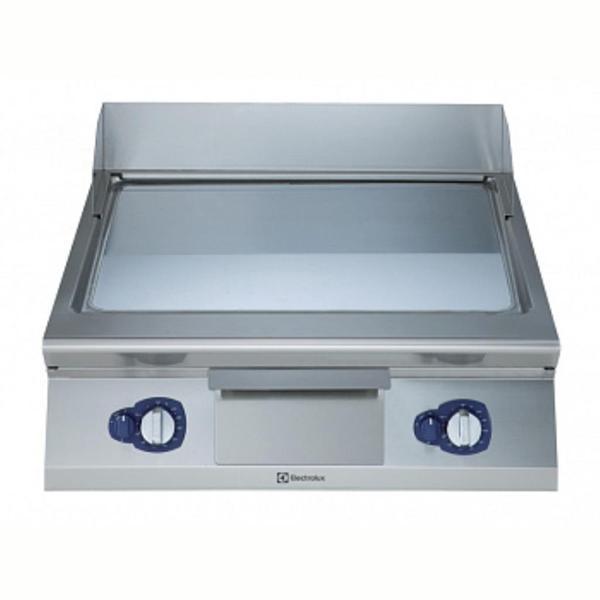 Electrolux Professional Gazlı Set Üstü Izgara (20kw), Düz Krom Pleytli, Eğimli Tablalı, Termostatik Kontrol, Demonte Sırtlık Ve Spatula - 800 Mm E9FTGHCS00 - Image 1