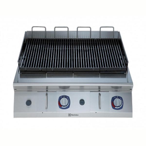 Electrolux Professional Endüstriyel Powergrill-gazlı Set Üstü Hp Barbekü, Pişirme Yüzeyinde Max.350°c Sıcaklık, Çift Taraflı Döküm Izgaralı, Radyan Isıtma, Paslanmaz Brulörlü - 800 Mm E7GRGHGC0P - Image 1