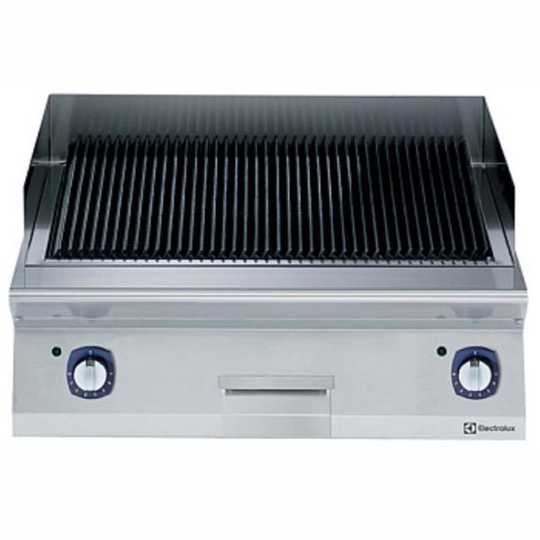 Electrolux Professional Endüstriyel Gazlı Set Üstü Lavataşlı Barbekü, Paslanmaz Brulörlü, Çift Taraflı Döküm Izgaralı, Derinlik 730 Mm - 800 Mm E7GRGHLC00 - Image 1