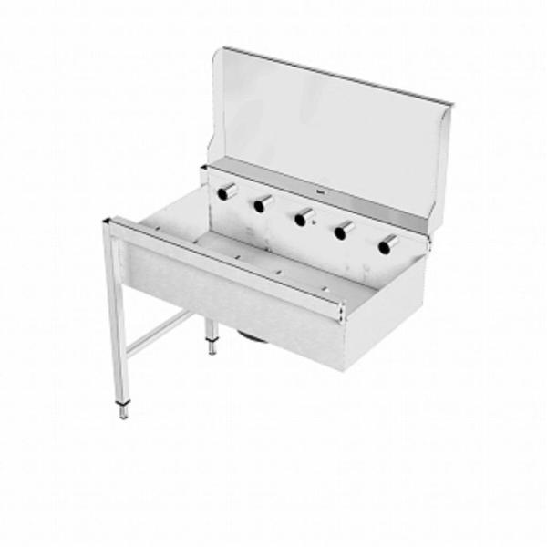 Electrolux Professional Derin Hazneli Ve Sırtlı Kısa Silindirli Konveyör, 1000 Mm HSSRDB10SB - Image 1