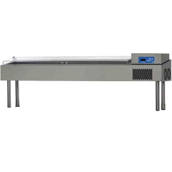 Öztiryakiler Yüksek Pizza Hazırlık Ünitesi, Pleksiglas Kapaklı, Soğutmalı,Pzc 72 - Image 1
