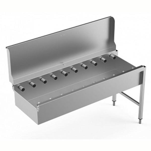 Electrolux Professional Derin Hazneli Ve Sırtlı Kısa Silindirli Konveyör, 1600 Mm HSSRDB16SB - Image 1