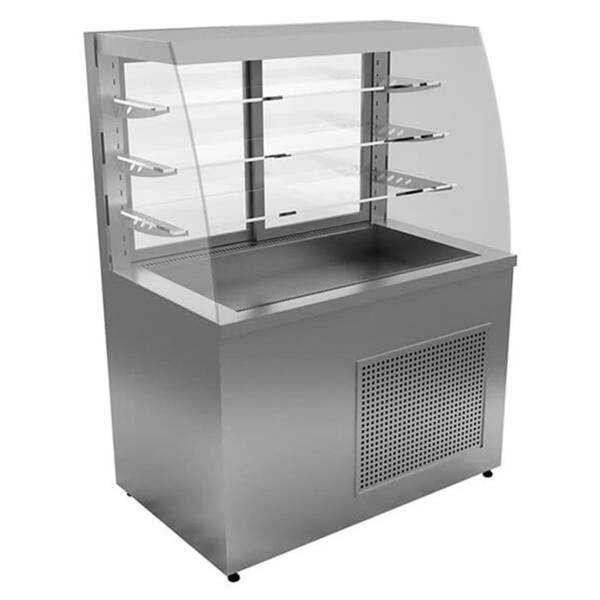 Öztiryakiler Self Servis Sıcak Teşhir Dolabı, 180 Cm, Etd - 25h18 Model - Image 1