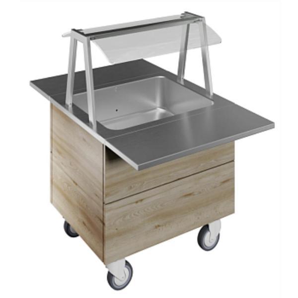 Electrolux Professional Raf, İki Adet Paslanmaz Çelik Tepsi Kaydırma, Y=750 Mm F10C2KW02S - Image 1