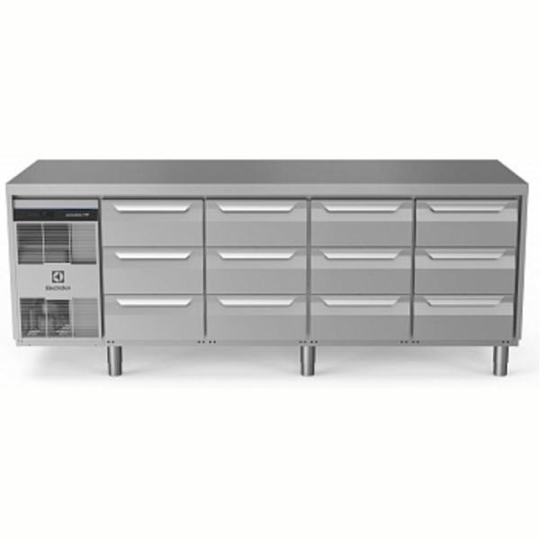 Electrolux Professional Endüstriyel Soğuk Tezgah 12x1/3 Çekmeceli 590 Lt,-2+10 °c, Aısı 304, EH4HBCCCC - Image 1