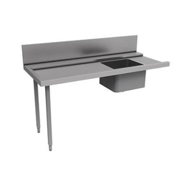 Electrolux Professional Bulaşık Giriş Tezgahı, Tek Evyeli (500x400 Mm), Giyotin Tip Bulaşık Makinesi İçin, Filtrelit, Soldan Sağa - 1800 Mm PTSBHT18L - Image 1