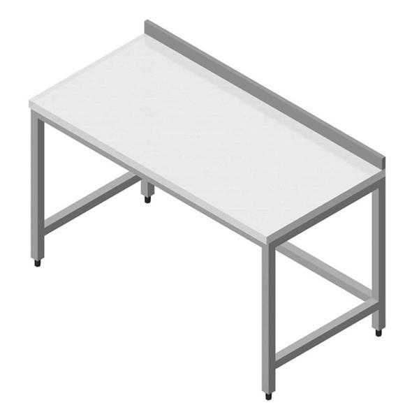 Öztiryakiler Çalışma Tezgahı Polietilen Tablalı Taban Rafsız 160x60 Cm - Image 1